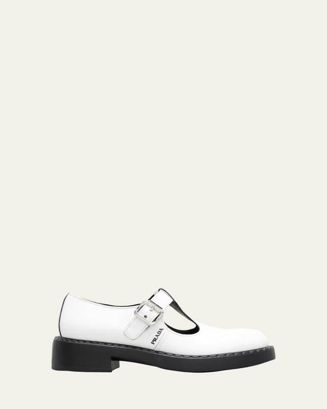 Mary Jane Buckle Loafers